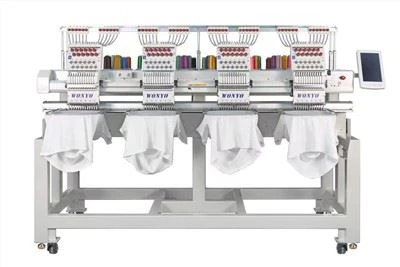 China Good Sells 4 Heads12 Needles Apparel Computerized Embroidery Machine Sale